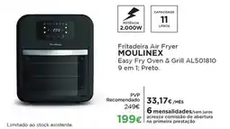 Fritadeira Air Fryer MOULINEX