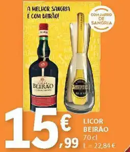 E.Leclerc Licor beirão promoção