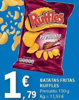 Batatas fritas ruffles presunto