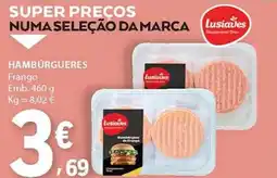 E.Leclerc Hamburgueres frango promoção