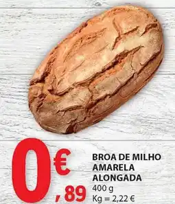 E.Leclerc Broa de milho amarela alongada promoção