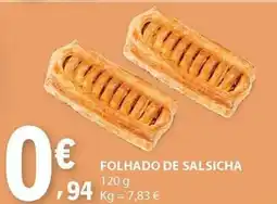 E.Leclerc Folhado de salsicha promoção