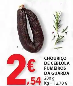 E.Leclerc Chouriço de ceblola fumeiros da guarda promoção