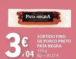 Sortido fino de porco preto pata negra