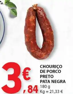E.Leclerc Chouriço de porco preto pata negra promoção