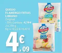 E.Leclerc Queijo flamengo fatias limiano promoção