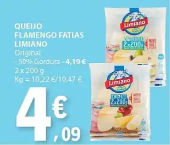 E.Leclerc Queijo flamengo fatias limiano promoção