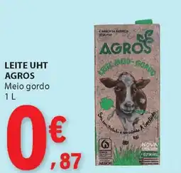 E.Leclerc Leite uht agros promoção