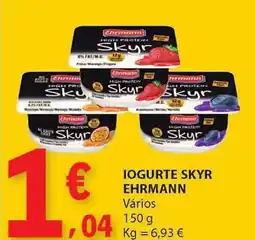E.Leclerc Iogurte skyr ehrmann vários promoção
