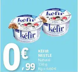 E.Leclerc Kéfir nestlé natural promoção