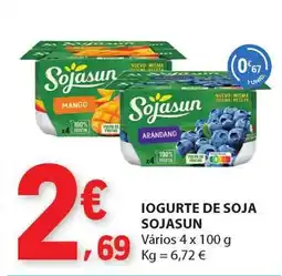 E.Leclerc Iogurte de soja sojasun promoção