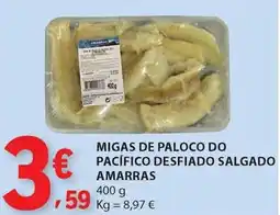 E.Leclerc Migas de paloco do pacífico desfiado salgado amarras promoção