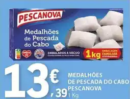 E.Leclerc Medalhões de pescada do cabo pescanova promoção