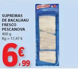 E.Leclerc Supremas de bacalhau fresco pescanova promoção