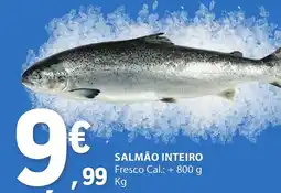 E.Leclerc Salmão inteiro promoção