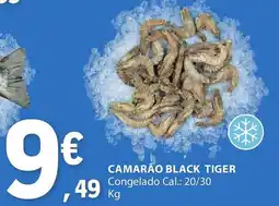 E.Leclerc Camarão black tiger promoção