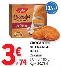 E.Leclerc Crocantes de frango iglo promoção