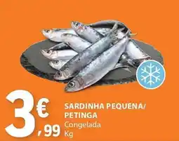 E.Leclerc Sardinha pequena/ petinga congelada promoção