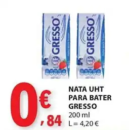 E.Leclerc Nata uht para bater gresso promoção