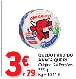 E.Leclerc Queijo fundido a vaca que ri promoção