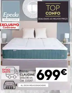 Conforama Colchão CLAUDINE promoção