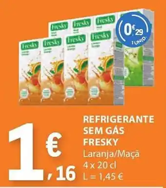 E.Leclerc Refrigerante sem gás fresky promoção