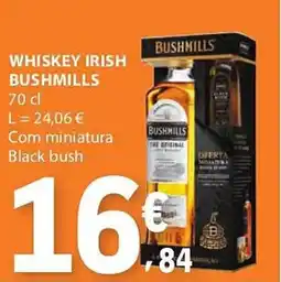 E.Leclerc Whiskey irish bushmills promoção