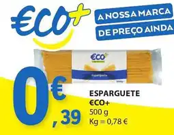 E.Leclerc Esparguete €co+ promoção