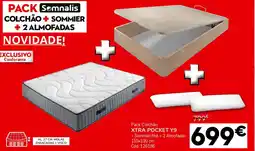 Conforama Pack Colchão XTRA POCKET Y9 promoção
