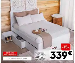 Conforama Cama Nido ALPHA promoção