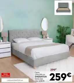 Conforama Cama SHERATON promoção