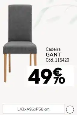 Conforama Cadeira GANT promoção