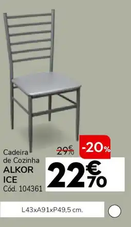 Conforama Cadeira de Cozinha ALKOR ICE promoção