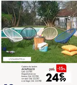 Conforama Cadeira de Jardim ACAPULCO promoção