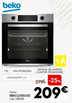 Conforama Forno BBIE 123001XD promoção