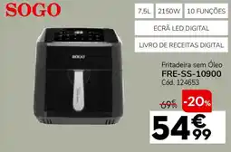 Conforama Fritadeira sem Óleo FRE-SS-10900 promoção