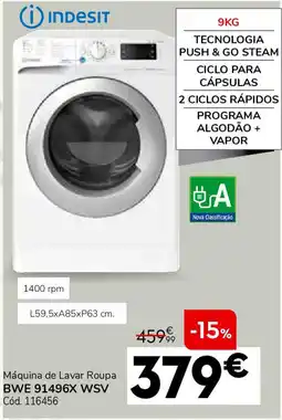 Máquina de Lavar Roupa BWE 91496X WSV