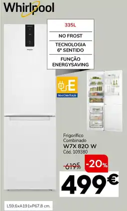 Conforama Frigorífico Combinado W7X 820 W promoção
