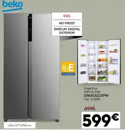 Conforama Frigorífico Side by Side GNO5322XPN promoção