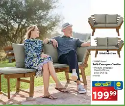 Lidl LIVARNO home Sofá-Cama para Jardim promoção