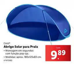 Lidl Crivit Abrigo Solar para Praia promoção