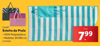 Lidl Crivit Esteira de Praia promoção