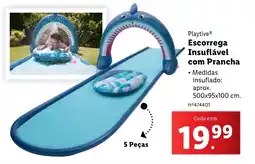 Playtive Escorrega Insuflável com Prancha