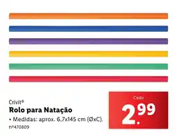 Lidl Crivit Rolo para Natação promoção