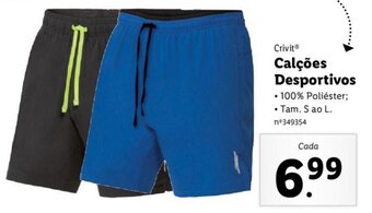 Crivit Calções Desportivos