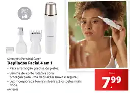 Lidl Silvercrest Personal Care Depilador Facial 4 em 1 promoção