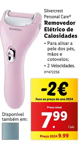 Lidl Silvercrest Personal Care Removedor Elétrico de Calosidades promoção