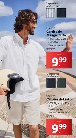 Lidl Livergy Camisa de Manga Curta promoção
