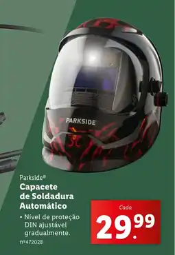 Lidl Parkside Capacete de Soldadura Automático promoção