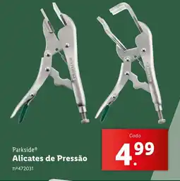Lidl Parkside Alicates de Pressão promoção